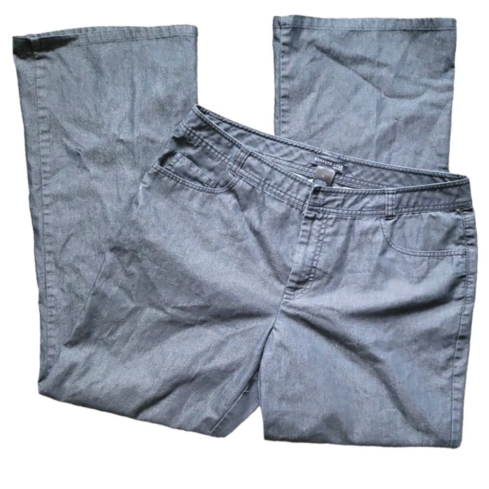 KENNETH COLE CASUAL GREY PANTS -  10